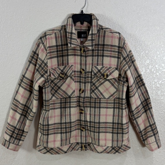 Kut from the Kloth Jackets & Blazers - KUT From theKloth ,size XL,Plaid Button-Up Jacket
